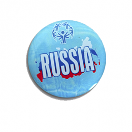 Наклейка полимерная, круглая