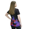 Футболка с полной запечаткой женская, модель с коротким рукавом, материал coolpass