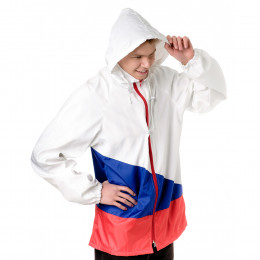 Ветровка с капюшоном, материал: дюспо без подклада