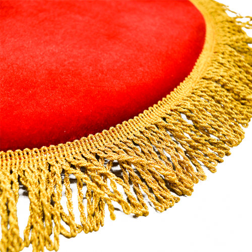 Вымпел однотонный бархатный со шнуром