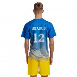 Форма волейбольная с коротким рукавом и O-вырезом