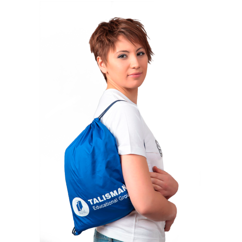 Рюкзак на шнурке, габардин с полной запечаткой