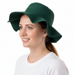 Панама с широкими полями из ТС без нанесения