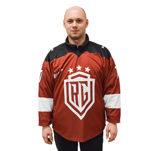 Хоккейный свитер тренировочный с полной запечаткой