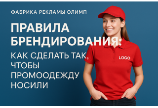 Правила брендирования: как сделать так, чтобы промоодежду носили