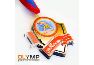 Производство медалей из акрила