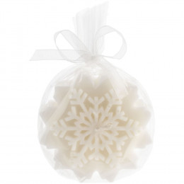 Свеча Snowflame 1, белая, 8 см