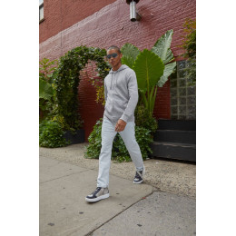 Толстовка на молнии с капюшоном унисекс BNC Inspire (Organic), черная