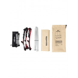 Раскладушка туристическая XJC04, бежевая