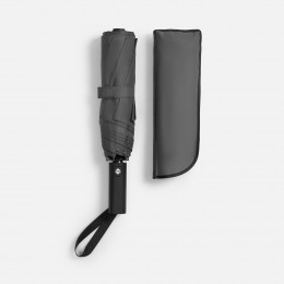 Зонт складной Smooth Move с плавным закрытием, серый