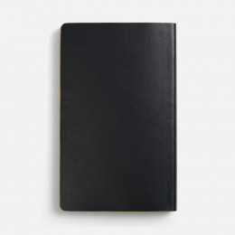 Ежедневник Trait, недатированный, черный с желтым