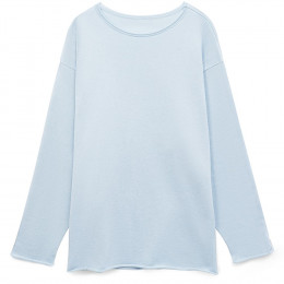 Лонгслив унисекс Siluetti Fuori, светло-голубой