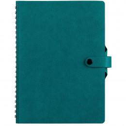 Ежедневник Strep Front на заказ, недатированный, бирюзовый