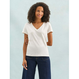 Футболка женская Regent Women с V-образным вырезом, красная