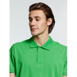 Рубашка поло мужская Virma Premium, зеленое яблоко
