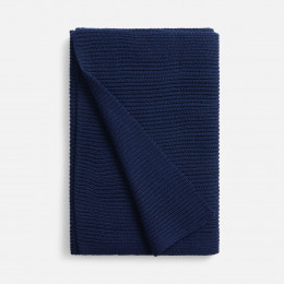 Шарф Nobilis Mono, темно-синий