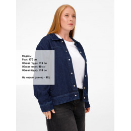 Куртка джинсовая O1, черная