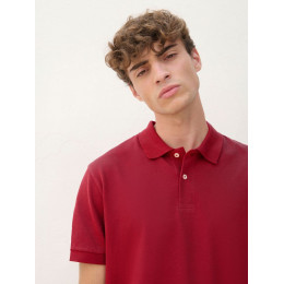 Рубашка поло унисекс Pacific, красная (бургунди)