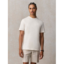 Футболка унисекс Lyam, молочно-белая