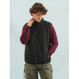 Жилет софтшелл унисекс Falcon BW, темно-серый