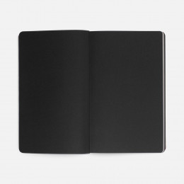 Ежедневник Trait, недатированный, черный с желтым