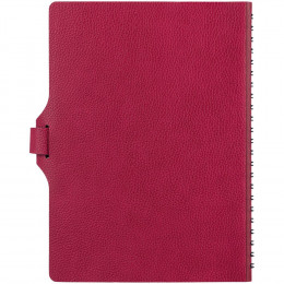 Ежедневник Strep Front на заказ, недатированный, малиновый