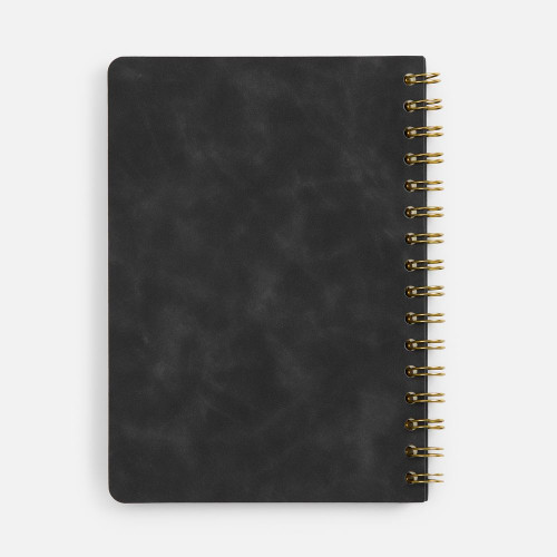 Ежедневник Spiral, недатированный, черный