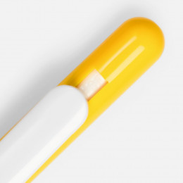 Ручка шариковая Swiper, желтая с белым