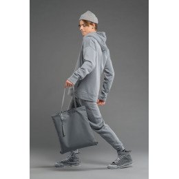 Шопер B3, серый с серыми ручками