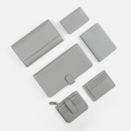 Картхолдер на молнии Unison, серый