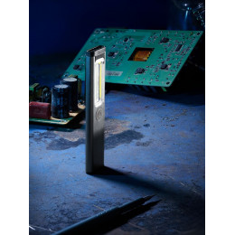 Фонарик-факел аккумуляторный Wallis, ver.2, черный