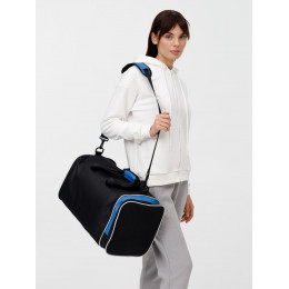 Спортивная сумка Fitnext, черная с синим