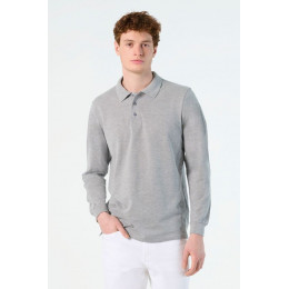 Рубашка поло мужская с длинным рукавом Star 170, красная