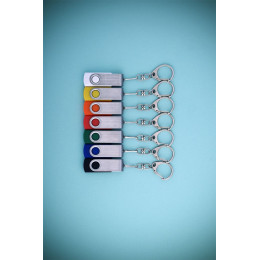 Флешка Twist, оранжевая, 8 Гб