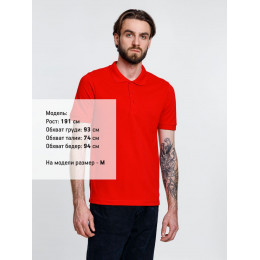 Рубашка поло мужская Adam, красная