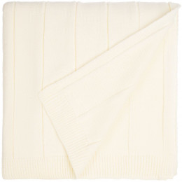 Плед Bambolay, молочно-белый