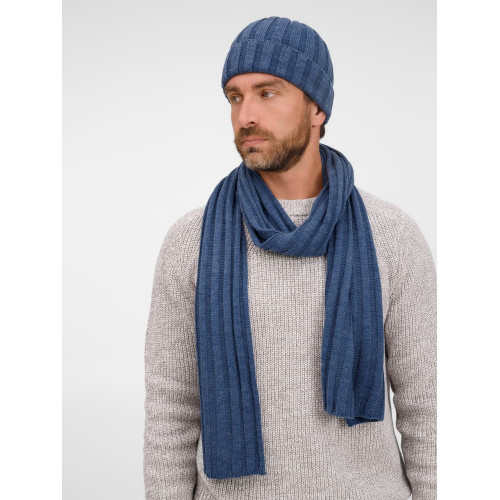 Шарф Metelitsa, синий меланж (джинс)