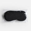 Двухстороняя маска для сна Veluto, черная