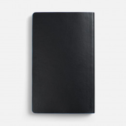 Ежедневник Trait, недатированный, черный с голубым