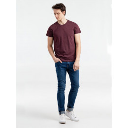 Футболка мужская Regent Fit 150, бордовый меланж