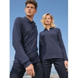 Рубашка поло мужская с длинным рукавом Perfect LSL Men, красная