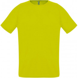 Футболка унисекс Sporty 140, желтый неон