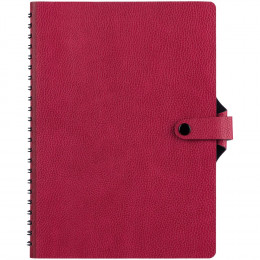 Ежедневник Strep Front на заказ, недатированный, малиновый
