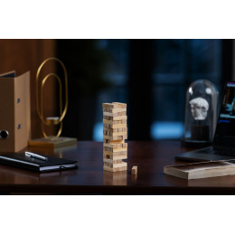 Игра «Деревянная башня мини», неокрашенная