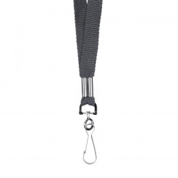 Лента с карабином Colorplan, серая