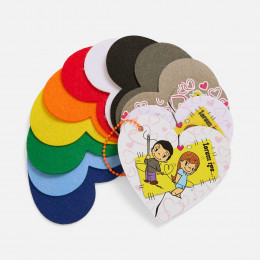 Брелок-конструктор из фетра Lano