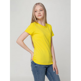 Футболка женская T-bolka Lady, желтая