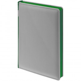 Ежедневник Spain Shall на заказ, недатированный, серый с зеленым