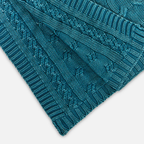 Плед Hygge, темно-зеленый