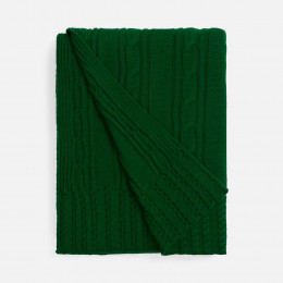 Плед Remitti, глубокий зеленый